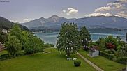 Archived webcam image showing North-East Shore - Lake Faaker See Webcam on 22 Jun 2026 at 12:50