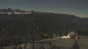 Archived webcam image showing Plose Brixen - View Top Station Plancios Chair Lift on 29 Oct 2026 at 00:38