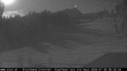Archived webcam image showing St Johann/Tyrol: Mountain hut Grander Schupf on 30 Jul 2026 at 00:11