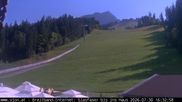 Archived webcam image showing St Johann/Tyrol: Mountain hut Grander Schupf on 30 Jul 2026 at 16:11