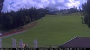 Archived webcam image showing St Johann/Tyrol: Mountain hut Grander Schupf on 14 Sep 2026 at 14:59