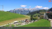 Archived webcam image showing Söll: Hexenwasser Area – SkiWelt Wilder Kaiser on 6 Sep 2026 at 13:10