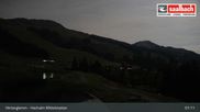 Archived webcam image showing Saalbach: Hochalm Mid-Station – Skicircus Panorama on 2 Oct 2026 at 01:19