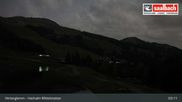 Archived webcam image showing Saalbach: Hochalm Mid-Station – Skicircus Panorama on 2 Oct 2026 at 03:19