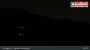 Archived webcam image showing Saalbach: Hochalm Mid-Station – Skicircus Panorama on 19 Oct 2026 at 05:46