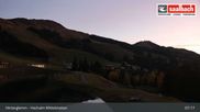 Archived webcam image showing Saalbach: Hochalm Mid-Station – Skicircus Panorama on 19 Oct 2026 at 07:46