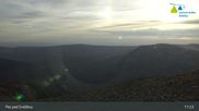 Archived webcam image showing Schneekoppe Summit – Krkonoše Panorama on 2 Oct 2026 at 17:38