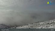 Archived webcam image showing Schneekoppe Summit – Krkonoše Panorama on 27 Oct 2026 at 09:04