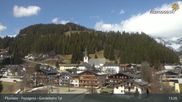 Archived webcam image showing Filzmoos: Papageno Base Station (1057m) on 7 Apr 2026 at 13:44