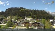 Archived webcam image showing Filzmoos: Papageno Base Station (1057m) on 13 May 2026 at 15:11