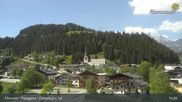 Archived webcam image showing Filzmoos: Papageno Base Station (1057m) on 25 May 2026 at 15:08