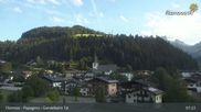 Archived webcam image showing Filzmoos: Papageno Base Station (1057m) on 23 Jun 2026 at 07:20