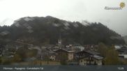 Archived webcam image showing Filzmoos: Papageno Base Station (1057m) on 14 Oct 2026 at 13:36