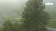 Archived webcam image showing Asitz Kabinenbahn intermediate station on 3 Oct 2026 at 08:47