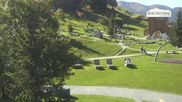 Archived webcam image showing Asitz Kabinenbahn intermediate station on 3 Oct 2026 at 12:47