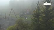Archived webcam image showing Asitz Kabinenbahn intermediate station on 27 Oct 2026 at 10:46