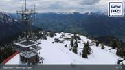 Archived webcam image showing Alpendorf: Peak of mountain "Gernkogel" on 17 May 2026 at 17:54