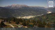 Archived webcam image showing Alpendorf: Peak of mountain "Gernkogel" on 28 Sep 2026 at 01:05