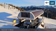 Archived webcam image showing Top Station Grosseckbahn (1950m) on 26 Feb 2026 at 07:53