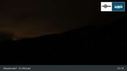 Archived webcam image showing Top Station Grosseckbahn (1950m) on 14 May 2026 at 01:26