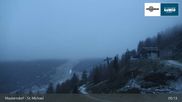Archived webcam image showing Top Station Grosseckbahn (1950m) on 14 May 2026 at 05:26
