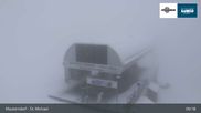 Archived webcam image showing Top Station Grosseckbahn (1950m) on 14 May 2026 at 09:26