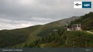 Archived webcam image showing Top Station Grosseckbahn (1950m) on 18 Jun 2026 at 07:29