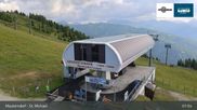 Archived webcam image showing Top Station Grosseckbahn (1950m) on 12 Jul 2026 at 08:00