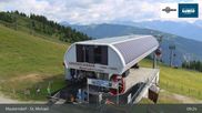 Archived webcam image showing Top Station Grosseckbahn (1950m) on 12 Jul 2026 at 09:00