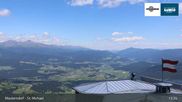Archived webcam image showing Top Station Grosseckbahn (1950m) on 12 Jul 2026 at 13:00