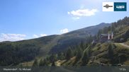 Archived webcam image showing Top Station Grosseckbahn (1950m) on 12 Jul 2026 at 17:55