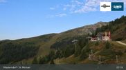 Archived webcam image showing Top Station Grosseckbahn (1950m) on 3 Aug 2026 at 07:00