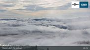 Archived webcam image showing Top Station Grosseckbahn (1950m) on 18 Sep 2026 at 09:52