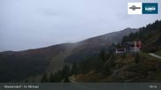 Archived webcam image showing Top Station Grosseckbahn (1950m) on 18 Sep 2026 at 19:52