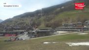 Archived webcam image showing Wildkogel Ski Resort: Top station Frühmesserbahn lift 2150m on 24 Mar 2026 at 12:02