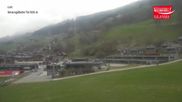 Archived webcam image showing Wildkogel Ski Resort: Top station Frühmesserbahn lift 2150m on 13 Apr 2026 at 10:18