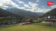 Archived webcam image showing Wildkogel Ski Resort: Top station Frühmesserbahn lift 2150m on 12 Jul 2026 at 12:48