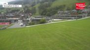 Archiviertes Webcam Bild: Wildkogel-Arena: Bergstation Frühmesserbahn 2150m am 18.08.2026 um 14:50 Uhr