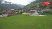 Archived webcam image showing Wildkogel Ski Resort: Top station Frühmesserbahn lift 2150m on 21 Aug 2026 at 16:32
