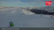Archived webcam image showing Wildkogel-Arena, Kitzbühel Alps on 26 Feb 2026 at 17:15