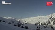 Archived webcam image showing Wildkogel Ski Resort - Panorama restaurant at 2100m on 8 Mar 2026 at 08:50