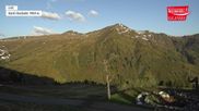 Archived webcam image showing Wildkogel Ski Resort - Panorama restaurant at 2100m on 28 May 2026 at 07:36