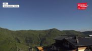 Archived webcam image showing Wildkogel Ski Resort - Panorama restaurant at 2100m on 12 Jul 2026 at 08:47