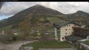 Archived webcam image showing View of the Tennengebirge mountains in St. Martin on 21 Apr 2026 at 08:41
