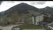 Archived webcam image showing View of the Tennengebirge mountains in St. Martin on 21 Apr 2026 at 18:41