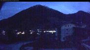 Archived webcam image showing View of the Tennengebirge mountains in St. Martin on 18 May 2026 at 04:44