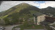 Archived webcam image showing View of the Tennengebirge mountains in St. Martin on 18 May 2026 at 08:44