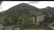 Archived webcam image showing View of the Tennengebirge mountains in St. Martin on 18 May 2026 at 14:44