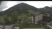 Archived webcam image showing View of the Tennengebirge mountains in St. Martin on 18 May 2026 at 16:44
