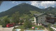 Archived webcam image showing View of the Tennengebirge mountains in St. Martin on 20 Jun 2026 at 12:28